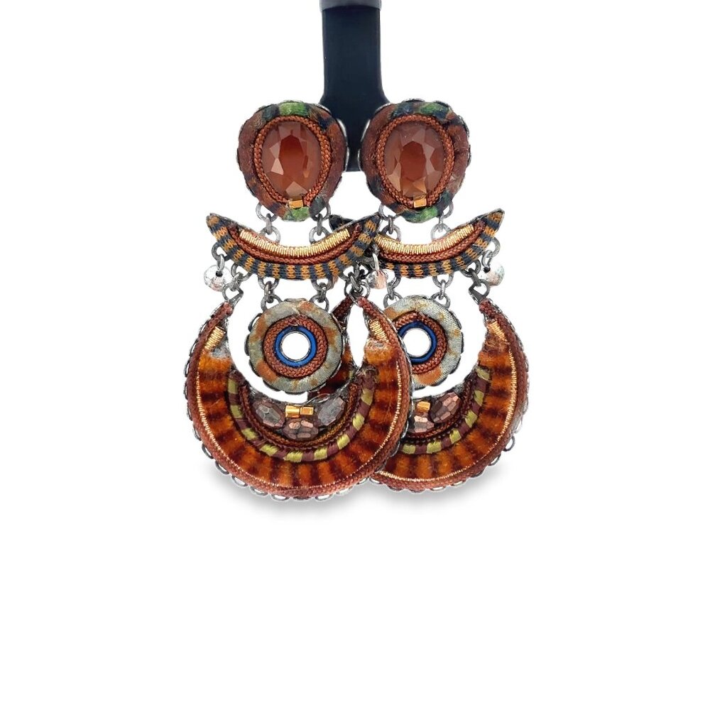 Ayala Bar Brown Earrings